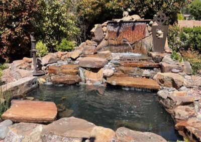 pond - water feature in Sedona landscape company